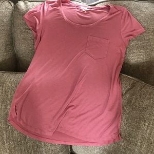 Maurices pastel coral/pink soft tee